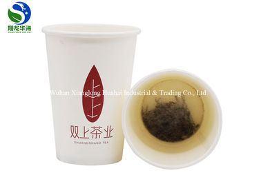 Heat Insulation Instant Tea Cups White Paper Dampproof Disposable Tea Cups