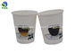 PE Coated Color Changing Paper Cups Colored High Temperature Resistant