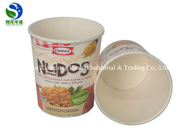 Wholesale disposable reusable custom printed food packing for popcorn soup ice cream fried chicken white paper bucket wi