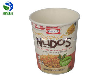 Wholesale disposable reusable custom printed food packing for popcorn soup ice cream fried chicken white paper bucket wi